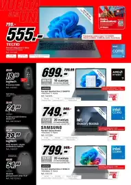Folleto MediaMarkt Página 19: Lenovo Portátil IdeaPad Slim 3 15ARP10 €699,00, Samsung Galaxy Book6 €749,00