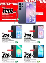 Folleto MediaMarkt Página 29: Samsung smartphone galaxy a27 5g €279,00, Samsung smartphone galaxy a17 lte 4g €259,00