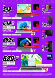 Folleto MediaMarkt Página 33: Lenovo Portátil IdeaPad Slim 3 15Q8X10 €669,00, Samsung portátil galaxy book4 edge €649,00
