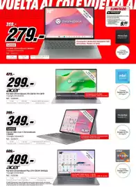 Folleto MediaMarkt Página 36: Acer portátil chromebook 315 cb315-7h-c6fd €299,00