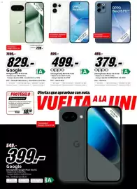 Folleto MediaMarkt Página 37: Oppo smartphone reno16 f 5g €499,00, Oppo reno15 fs 5g €379,00