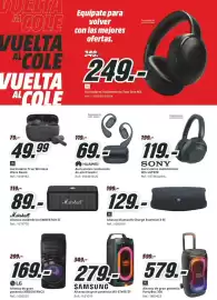 Folleto MediaMarkt Página 7: Samsung altavoz de gran potencia mx-st40f/zf €279,00
