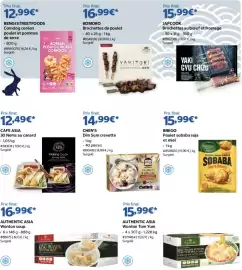 Catalogue Costco page 3: RENGI STREETFOODS Corndog coréen €12,99, BIBIGO Poulet sobaba soja et miel €15,99