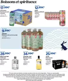 Catalogue Costco page 7: DADA Boisson pétillante au litchi €12,99, SUNTORY TOKI Blended whisky Japonais €34,99