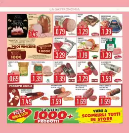 Volantino Sisa Pagina 5: Mortadella con pistacchio gran rosa casa modena €0,79, Salame napoli clai €1,39