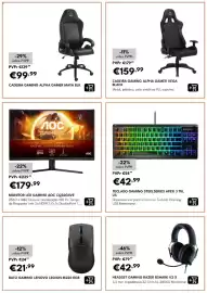 Folheto Radio Popular Página 6: Cadeira gaming alpha gamer vega black €159,99, Cadeira gaming alpha gamer maya blk €99,99