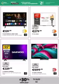 Folheto Radio Popular Página 7: Tv daewoo 55vb56qv €329,99, Tv oled lg 55c5elb €1.099,99