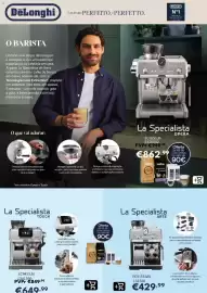 Folheto Radio Popular Página 12: Kit de boas-vindas €90,00, DeLonghi La Specialista €429,99
