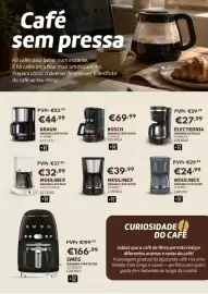 Folheto Radio Popular Página 34: SmeG máquina café filtro €166,99, Electronia máquina café saco €27,99