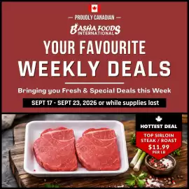 Basha Foods flyer week 38 Page 1
