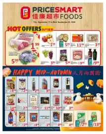 PriceSmart foods flyer week 38 Page 1