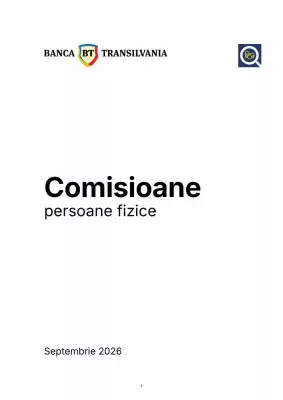 Catalog Banca Transilvania (valid până la 30-09)