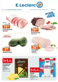 E.Leclerc gazetka Strona 1: Awokado zielone €3,99, Schab biały na parze Dobrowolscy €36,99