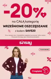 Sinsay gazetka tydzień 38 Strona 1