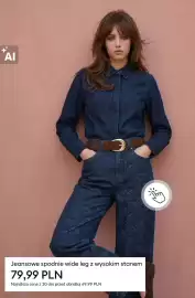 Sinsay gazetka tydzień 38 Strona 2: Jeansowe spodnie wide leg z wysokim stanem €79,99