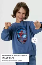 Sinsay gazetka tydzień 38 Strona 8: Bawełniana bluza crewneck Spider-Man €25,99