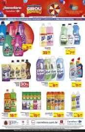 Folheto Carrefour semana 38 Página 8: Harpic - desinfetante €11,99, Pinho sol - desinfetante €18,49