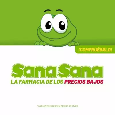 Farmacias SanaSana (válido hasta 2-10)