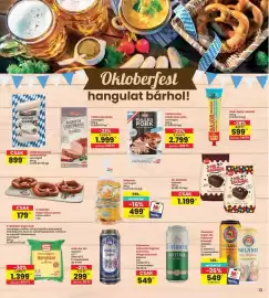 Interspar akciós újság hét 38 Oldal 13: TANN müncheni fehérkolbász €899,00, Edelweiss Hefetrüb Original €549,00