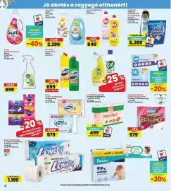 Interspar akciós újság hét 38 Oldal 16: Finish gél €5.299,00, Lovely toalettpapír €1.199,00