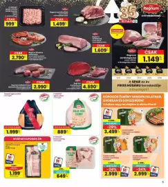 Interspar akciós újság hét 38 Oldal 5: Regnum kolbászhússal töltött sertésszűzpecsenye €2.990,00