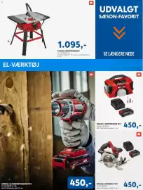Davidsen tilbudsavis Side 2: Einhell rundsav 18 v €450,00, Einhell bordrundsav €1.095,00