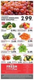 IGA flyer week 38 Page 6: Fresh baby-cut bc carrots €3,99, Fresh bc broccoli crowns €3,49