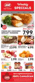 IGA flyer week 38 Page 1: Fresh Navel Oranges €1,99, Gala apples €1,99