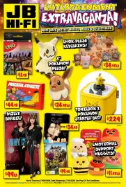 JB Hi-Fi catalogue Page 1: Miley Barbie €99,00, Star Wars Plush Chains €34,98