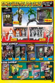 JB Hi-Fi catalogue Page 17: Guess Who? Harry Potter €34,98, Marvel Legends The Thing and Invisible Woman €94,98