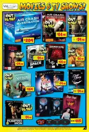 JB Hi-Fi catalogue Page 5: Air Crash Investigation €209,00, The Michael Jackson Story €24,98