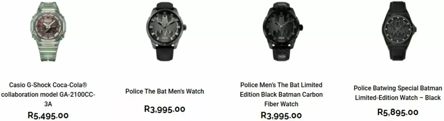 Watches Unlimited catalogue (valid until 1-10)