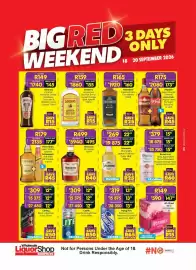 Shoprite Liquor catalogue Page 1: Firstwatch - imported extra fine whisky €160,00