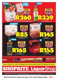 Shoprite Liquor catalogue Page 2: Firstwatch - imported extra fine whisky €165,00