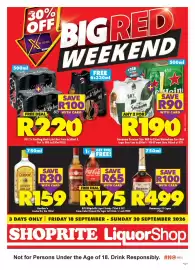 Shoprite Liquor catalogue Page 1: Carling - beer cans €220,00