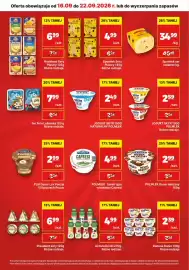 API MARKET gazetka tydzień 38 Strona 5: POLMLEK Serek typu włoskiego Capresi €4,99, Jogurt Skyr Naturalny Polmlek €2,49