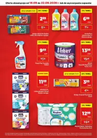 API MARKET gazetka tydzień 38 Strona 9: Velvet Ręcznik Papierowy Turbo €13,99, Gosia Płyn Kuchnia €9,99