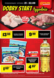 Gram Market gazetka tydzień 38 Strona 4: Ser mozzarella Temar €1,99, Skrzydła z indyka €13,99