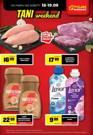 Gram Market gazetka tydzień 38 Strona 2: Karkówka wieprzowa bez kości €17,99, Filet z piersi kurczaka €16,99