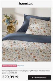 Home&You gazetka Strona 12: Komplet pościeli z bawełny satynowej Mamoida 160x200 cm z 2 poszewkami 70x80 Home & You €229,99