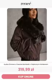 Renee magazyn tydzień 38 Strona 2: Kurtka zimowa o fasonie bomberki z odpinanym kołnierzem Reneé €319,99