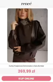 Renee magazyn tydzień 38 Strona 3: Kurtka przejściowa ramoneska w stylu bomber Reneé €269,99