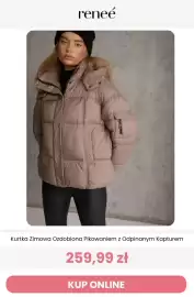 Renee magazyn tydzień 38 Strona 4: Kurtka zimowa ozdobiona pikowaniem z odpinanym kapturem Reneé €259,99