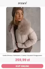Renee magazyn tydzień 38 Strona 5: Kurtka zimowa z kołnierzem z futerka i wysokimi ściągaczami Reneé €259,99