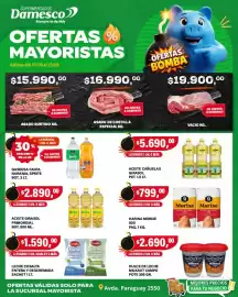 Catálogo Supermercados Damesco semana 38 Página 1: Morixe harina de trigo 000 €79.900,00