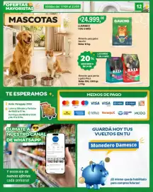 Catálogo Supermercados Damesco semana 38 Página 12: Gaucho alimento para gatos €24.999,00, Raza alimento para perros y gatos