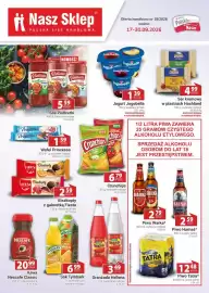Nasz Sklep gazetka Strona 1: Piwo Warka* €2,79, Crunchips €6,79