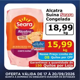 Catálogo Mialich Supermercados Página 3: Alcatra Suína Seara €15,99