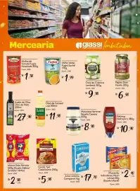 Encarte Giassi Supermercados semana 38 Página 5: Farofa yoki caseiríssima €5,98, Massa Galo Sêmola €2,98