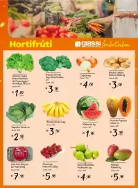 Encarte Giassi Supermercados semana 38 Página 8: Alface crespa nossa senhora de caravaggio/ hortaliças silva un €1,89
